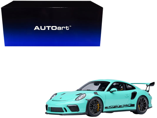 Porsche 911 (991.2) GT3 RS Mint Green 1/18 Model Car by Autoart by Autoart