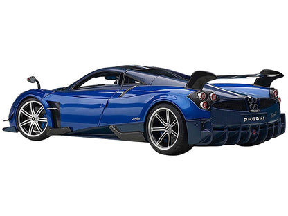 Pagani Huayra BC Blu Francia / Candy Blue Metallic with Carbon Accents 1/18 Model Car by Autoart by Autoart