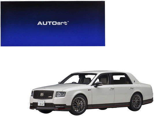 Toyota Century GRMN RHD (Right Hand Drive) Pearl White 1/18 Model Car by Autoart by Autoart