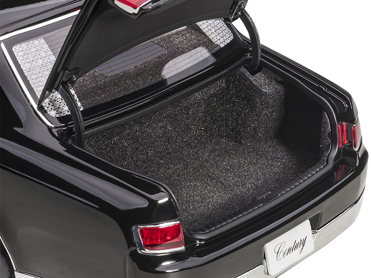 Toyota Century with Curtains RHD (Right Hand Drive) Black Special Edition 1/18 Model Car by Autoart by Autoart