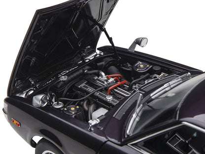 1973 Toyota Celica Liftback 2000GT (RA25) RHD (Right Hand Drive) Dark Purple Metallic 1/18 Model Car by Autoart by Autoart