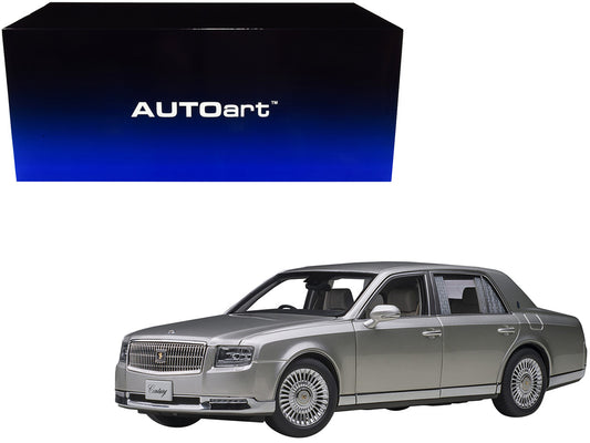 Toyota Century with Curtains RHD (Right Hand Drive) Silver Special Edition 1/18 Model Car by Autoart by Autoart