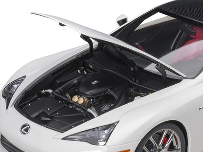 Lexus LFA Whitest White with Carbon Top 1/18 Model Car by Autoart by Autoart