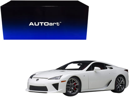 Lexus LFA Whitest White with Carbon Top 1/18 Model Car by Autoart by Autoart