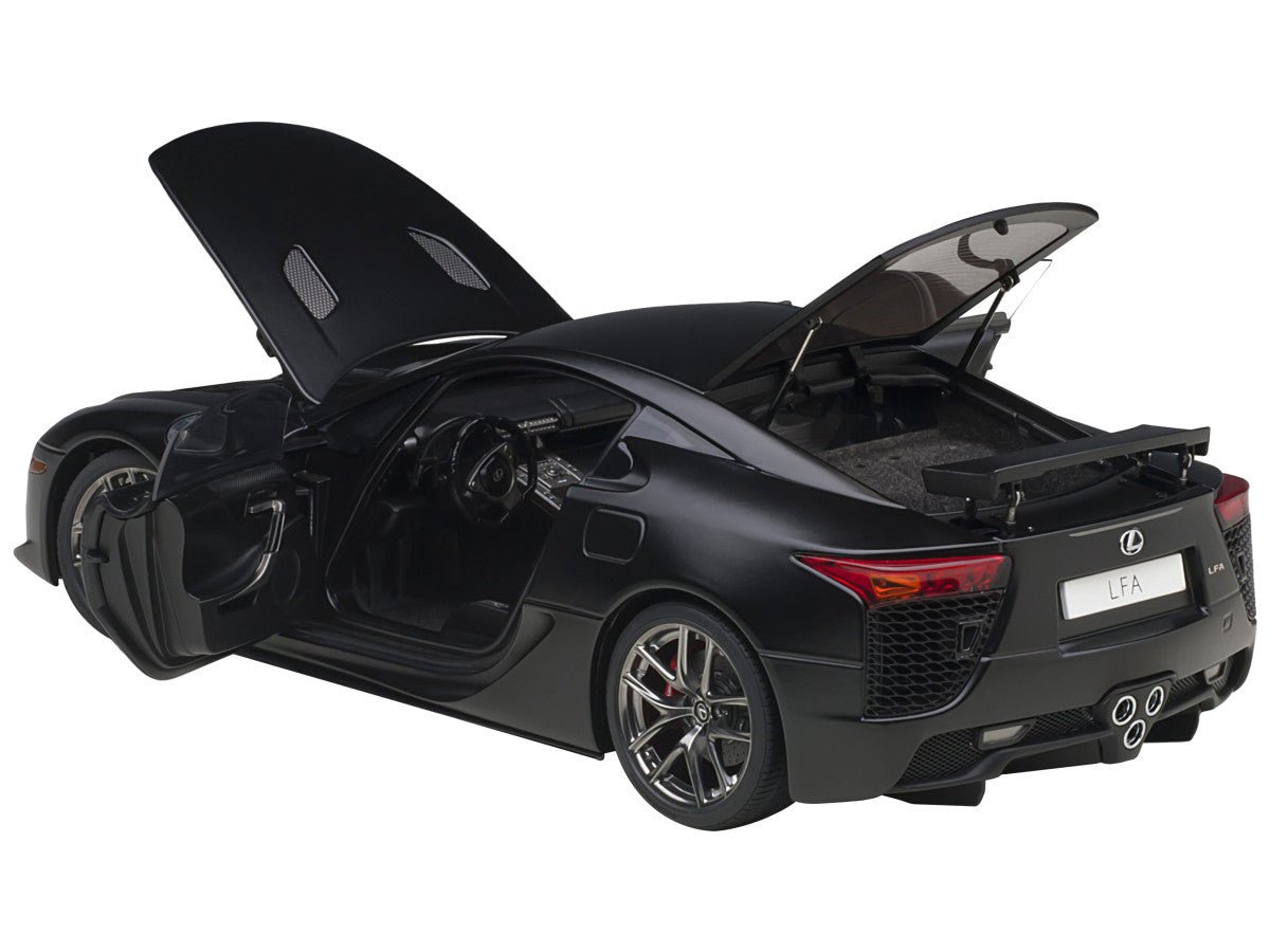 Lexus LFA Matt Black 1/18 Model Car by Autoart by Autoart