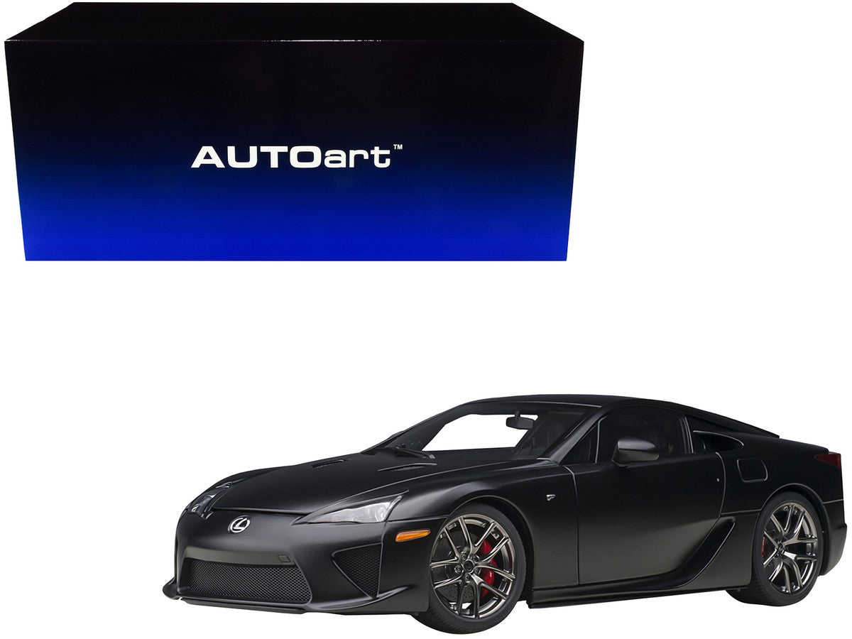 Lexus LFA Matt Black 1/18 Model Car by Autoart by Autoart