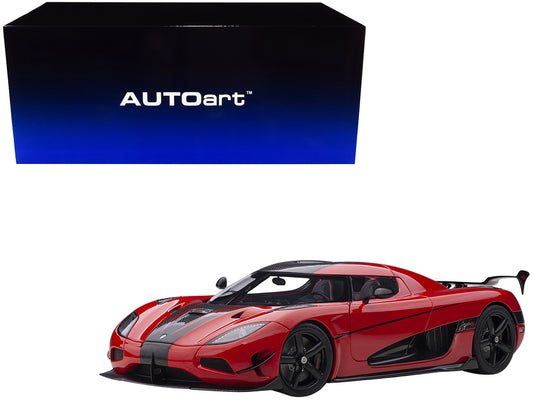 Koenigsegg Agera RS Chili Red with Black Accents 1/18 Model Car by Autoart by Autoart