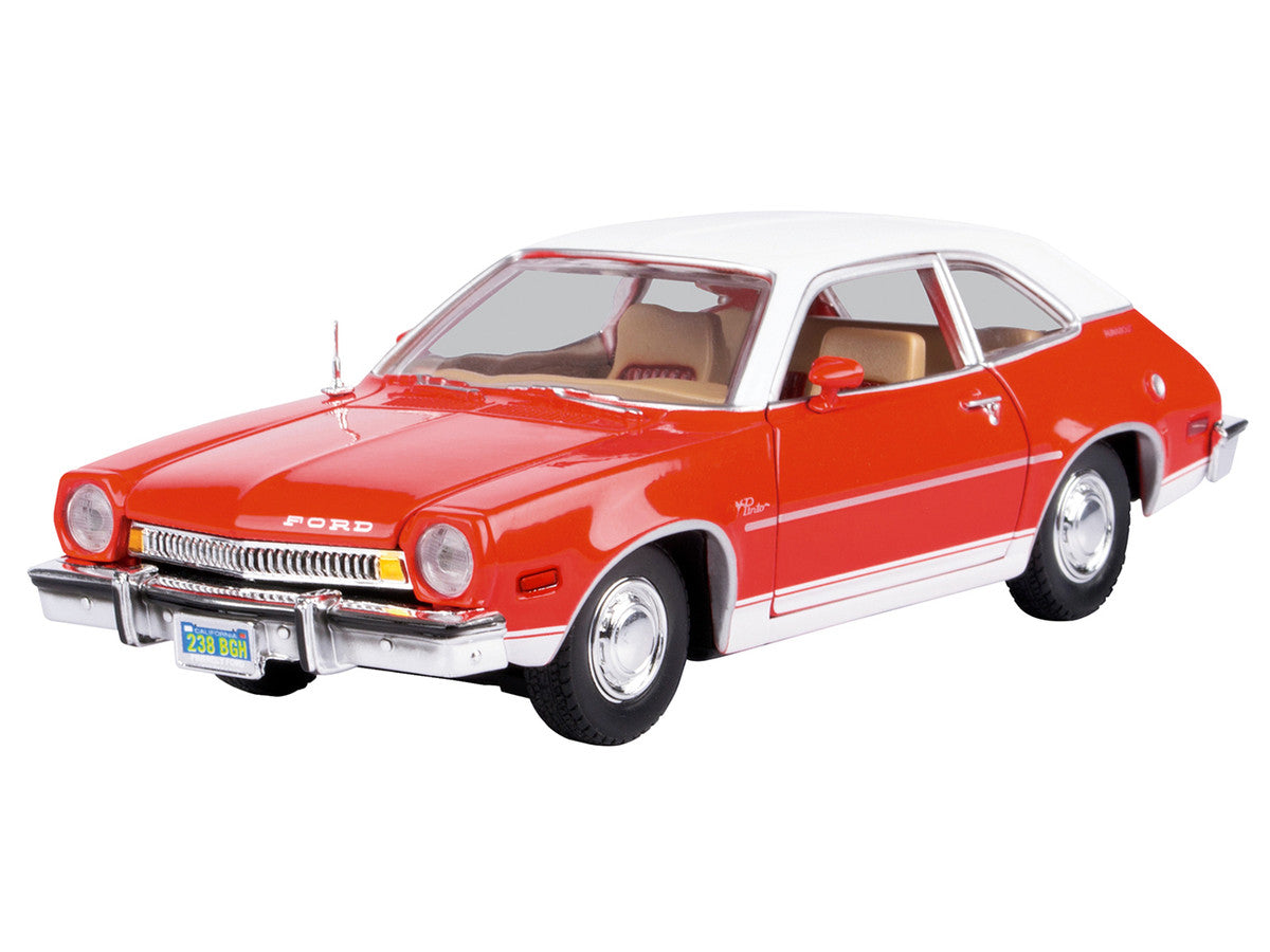1974 Ford Pinto Orange with White Top "Forgotten Classics" Series 1/24 Diecast Model Car by Motormax by Motormax