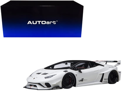 Lamborghini Huracan GT "LB-Silhouette Works" White with Black 1/18 Model Car by Autoart by Autoart