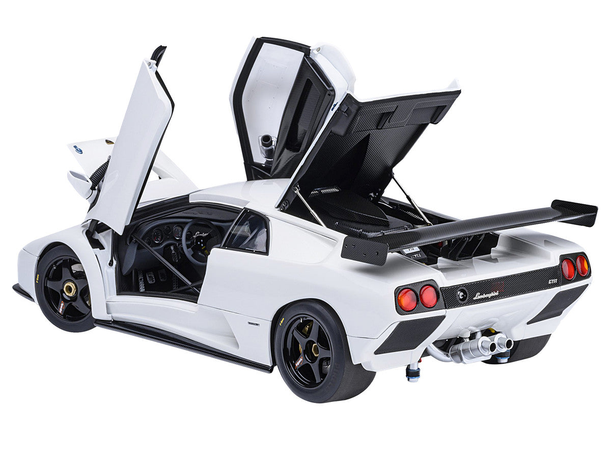 Lamborghini Diablo GTR Impact White 1/18 Model Car by Autoart by Autoart