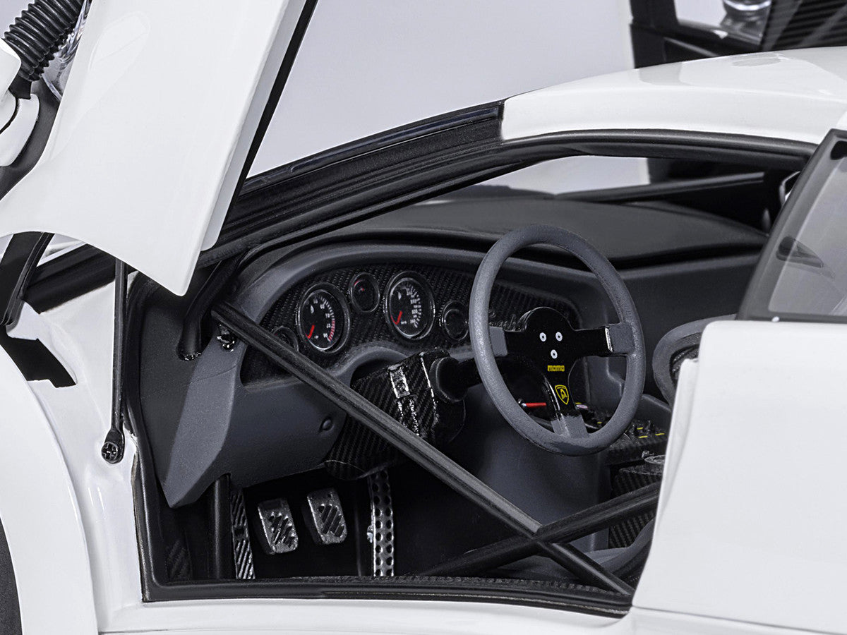 Lamborghini Diablo GTR Impact White 1/18 Model Car by Autoart by Autoart