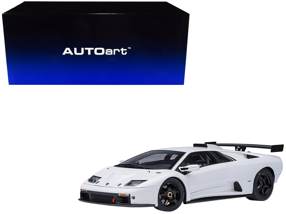 Lamborghini Diablo GTR Impact White 1/18 Model Car by Autoart by Autoart