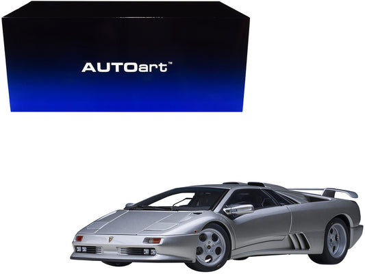 Lamborghini Diablo SE30 Jota Titanio Silver Metallic 1/18 Model Car by Autoart by Autoart