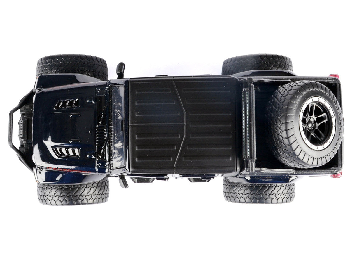 2021 Jeep Gladiator Rubicon Off-Road Pickup Truck Black with Matt Black Top "Off Road" Series 1/24-1/27 Diecast Model Car by Motormax by Motormax