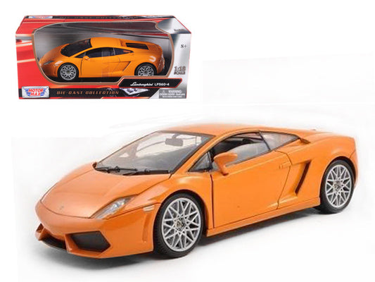 Lamborghini LP 560-4 Orange 1/18 Diecast Car Model by Motormax by Motormax