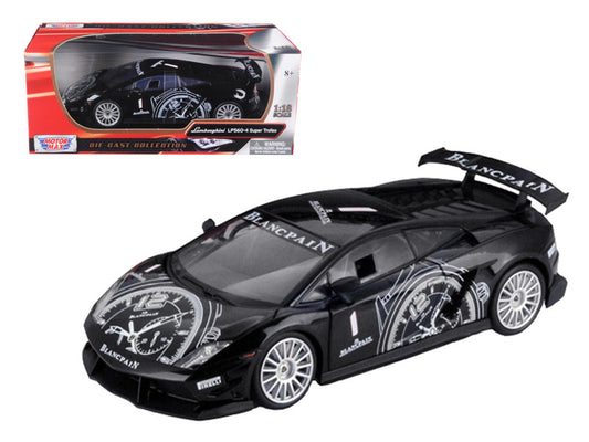 Lamborghini Gallardo LP560-4 Super Trofeo Black 1/18 Diecast Model Car by Motormax by Motormax