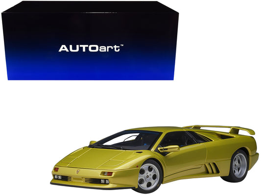 Lamborghini Diablo SE30 Giallo Spyder Yellow Metallic 1/18 Model Car by Autoart by Autoart