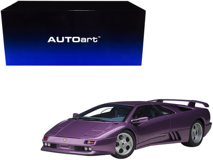 Lamborghini Diablo SE30 Viola Purple Metallic 1/18 Model Car by Autoart by Autoart