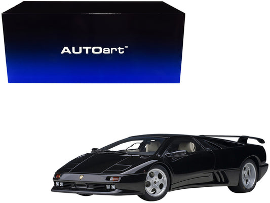 Lamborghini Diablo SE30 Deep Black Metallic 1/18 Model Car by Autoart by Autoart