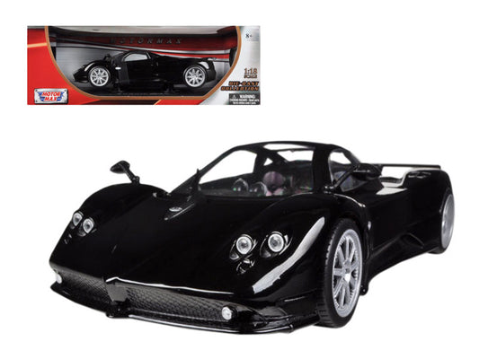 Pagani Zonda F Black 1/18 Diecast Car Model by Motormax by Motormax