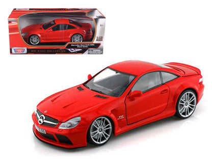 Mercedes SL65 AMG Black Series (R230) Red 1/18 Diecast Model Car by Motormax by Motormax