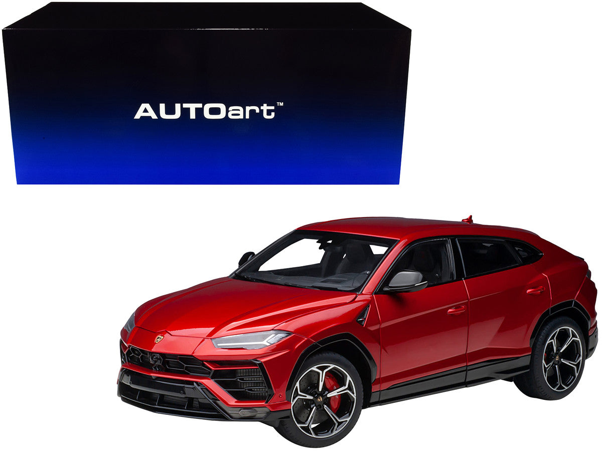 Lamborghini Urus Rosso Efesto Pearl Red 1/18 Model Car by Autoart by Autoart