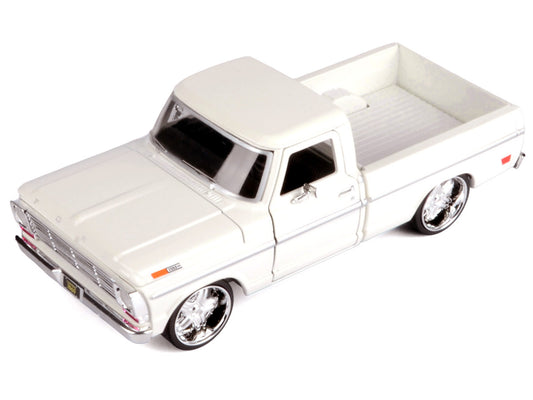 1969 Ford F-100 Pickup Truck Cream "Maxx Design" Series 1/24 Diecast Model Car by Motormax by Motormax