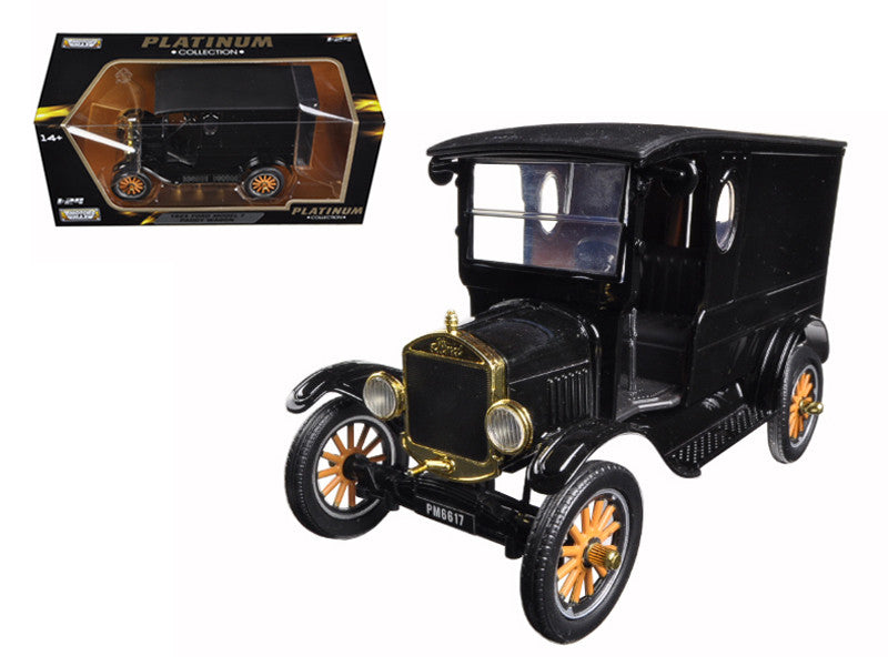 1925 Ford Model T Paddy Wagon Black 1/24 Diecast Model Car by Motormax by Motormax