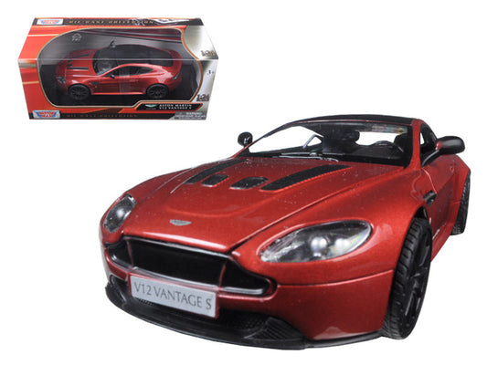 Aston Martin Vantage S V12 Red 1/24 Diecast Model Car by Motormax by Motormax