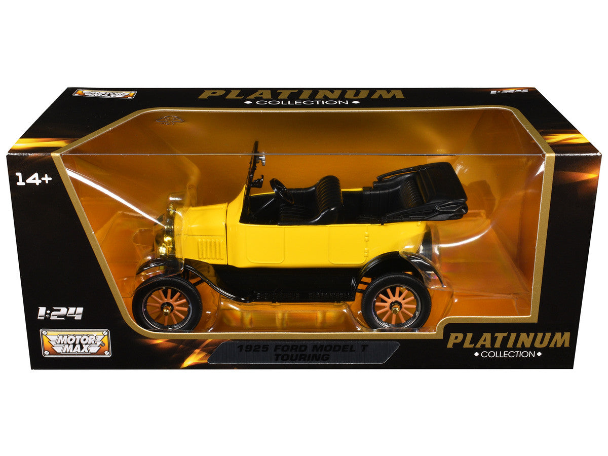 1925 Ford Model T Touring Yellow "Platinum Collection" Series 1/24 Diecast Model Car by Motormax by Motormax