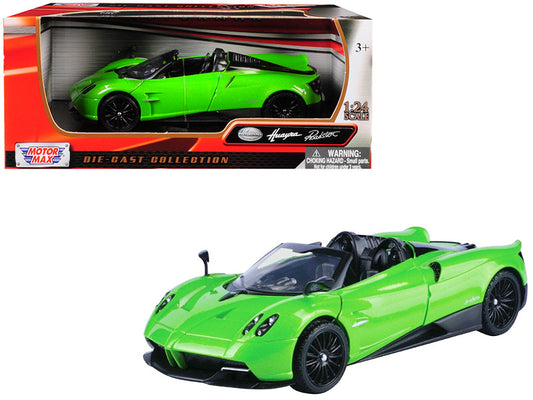 Pagani Huayra Roadster Green 1/24 Diecast Model Car by Motormax by Motormax