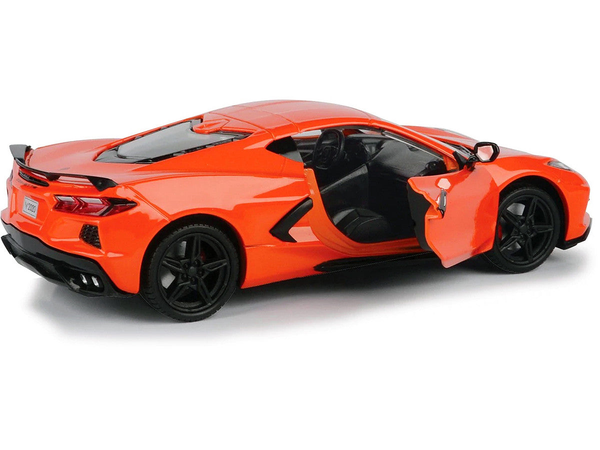 2020 Chevrolet Corvette C8 Stingray Orange "Timeless Legends" 1/24 Diecast Model Car by Motormax by Motormax