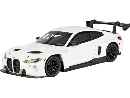 BMW M4 GT3 White "Timeless Legends" Series 1/24 Diecast Model Car by Motormax by Motormax