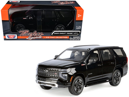 2025 Chevrolet Tahoe Z71 Black "Timeless Legends" Series 1/24 Diecast Model Car by Motormax by Motormax