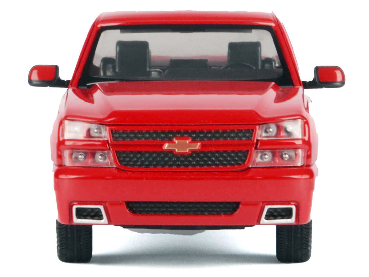 2006 Chevrolet Silverado SS Pickup Truck Red "Timeless Legends" Series 1/25 Diecast Model Car by Motormax by Motormax