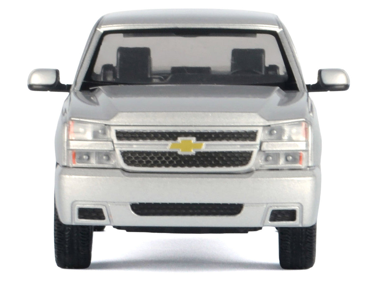 2006 Chevrolet Silverado SS Pickup Truck Silver Metallic "Timeless Legends" Series 1/25 Diecast Model Car by Motormax by Motormax