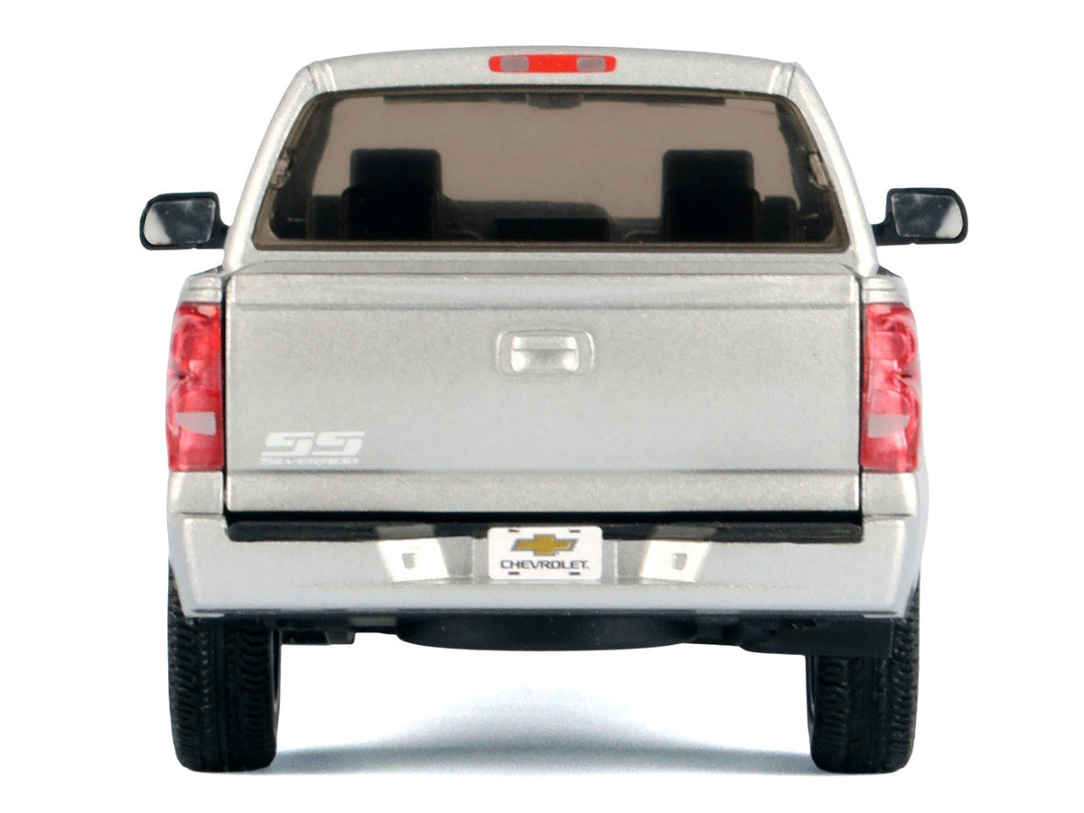 2006 Chevrolet Silverado SS Pickup Truck Silver Metallic "Timeless Legends" Series 1/25 Diecast Model Car by Motormax by Motormax