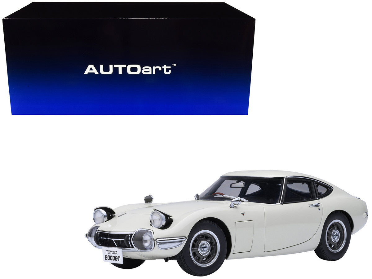 1967 Toyota 2000GT RHD (Right Hand Drive) White 1/18 Model Car by Autoart by Autoart