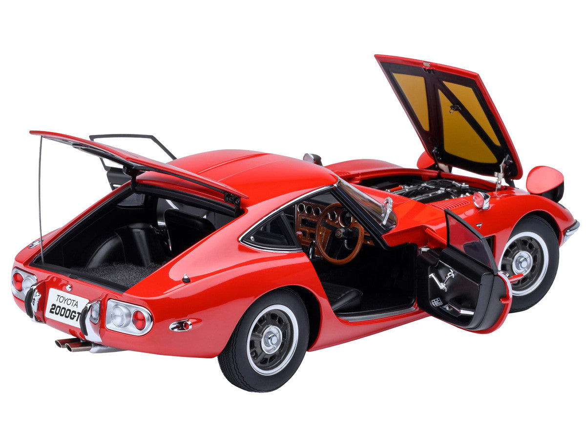 1967 Toyota 2000GT RHD (Right Hand Drive) Red 1/18 Model Car by Autoart by Autoart