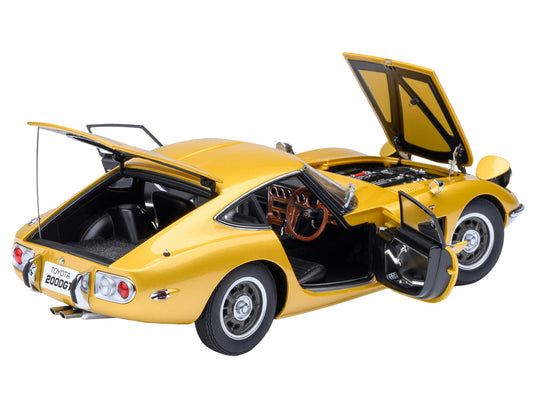 1967 Toyota 2000GT RHD (Right Hand Drive) Gold Metallic 1/18 Model Car by Autoart by Autoart