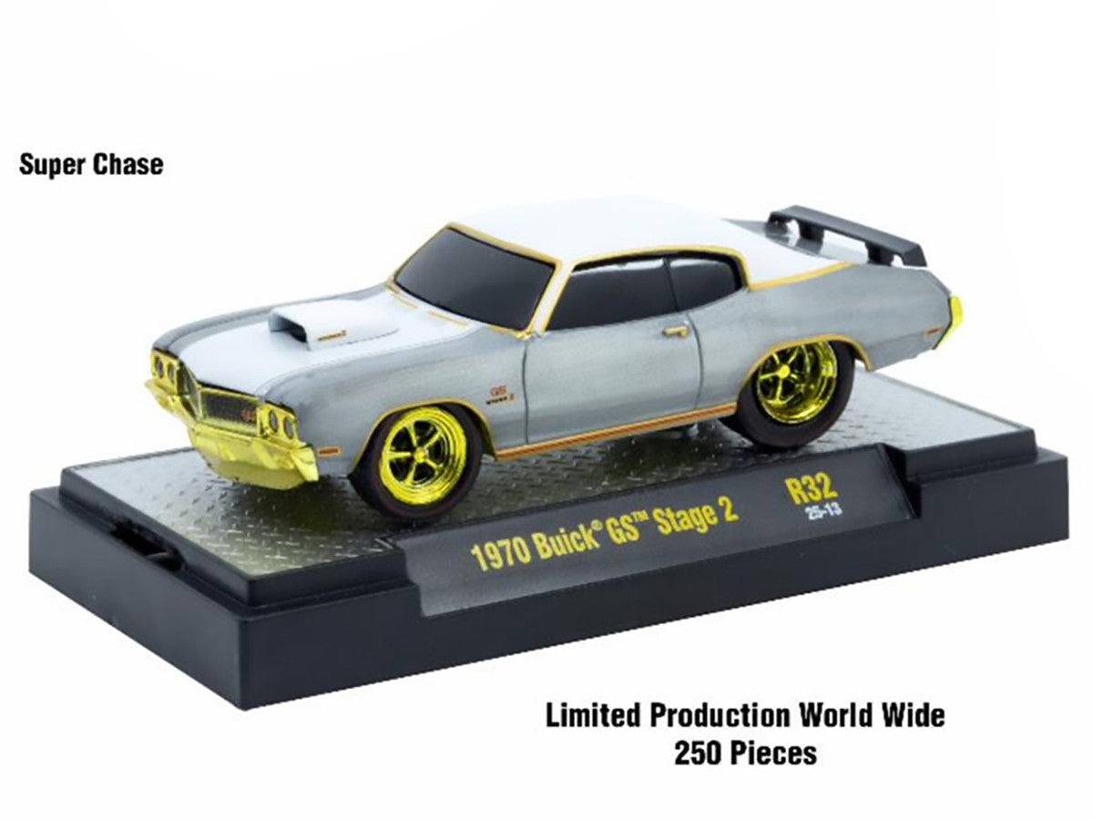 "Ground Pounders" 6 Cars Set Release 32 IN DISPLAY CASES Limited Edition 1/64 Diecast Model Cars by M2 Machines by M2