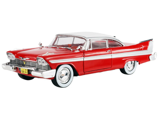 1958 Plymouth Fury Red with White Top and Red Interior "Hollywood Greatest Hits" Series 1/24 Diecast Model Car by Greenlight by Greenlight