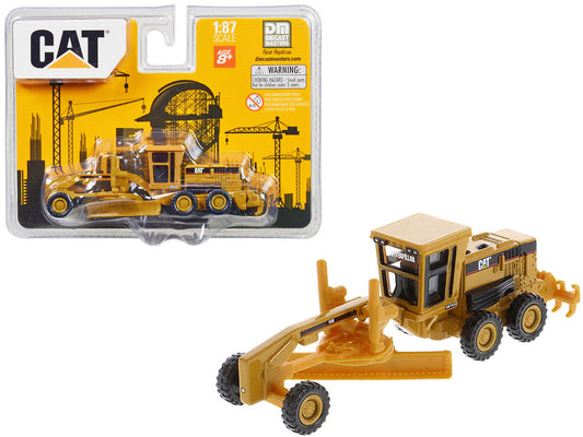CAT Caterpillar 163H Motor Grader Yellow 1/87 (HO) Diecast Model by Diecast Masters by Diecast Masters