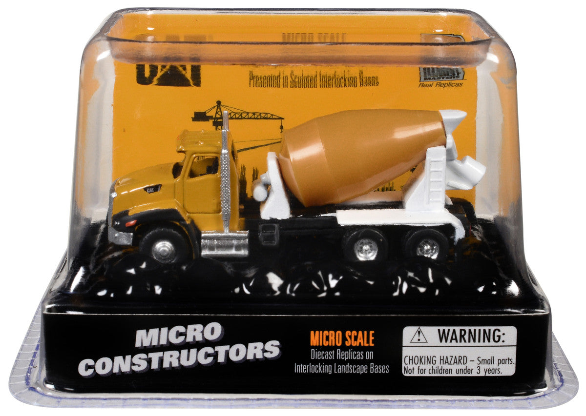 CAT Caterpillar CT660 Concrete Mixer Yellow "Micro-Constructor" Series Diecast Model by Diecast Masters by Diecast Masters