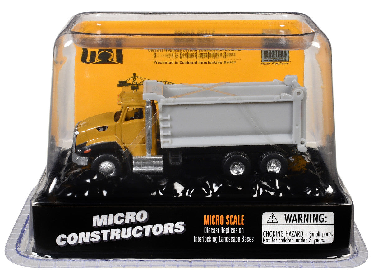 CAT Caterpillar CT660 Dump Truck Yellow "Micro-Constructor" Series Diecast Model by Diecast Masters by Diecast Masters