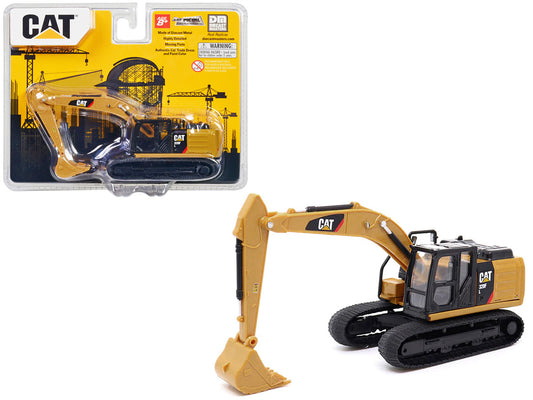 CAT Caterpillar 320F L Hydraulic Excavator Yellow and Black 1/64 Diecast Model by Diecast Masters by Diecast Masters