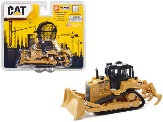 CAT Caterpillar D6R Track-Type Tractor Yellow and Black 1/64 Diecast Model by Diecast Masters by Diecast Masters