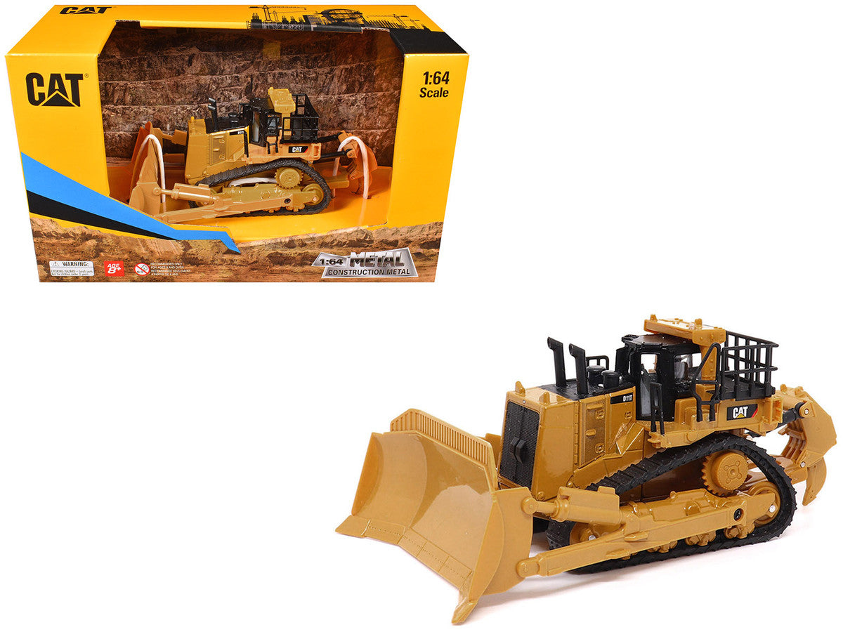 CAT Caterpillar D11T Dozer Yellow 1/64 Diecast Model by Diecast Masters by Diecast Masters