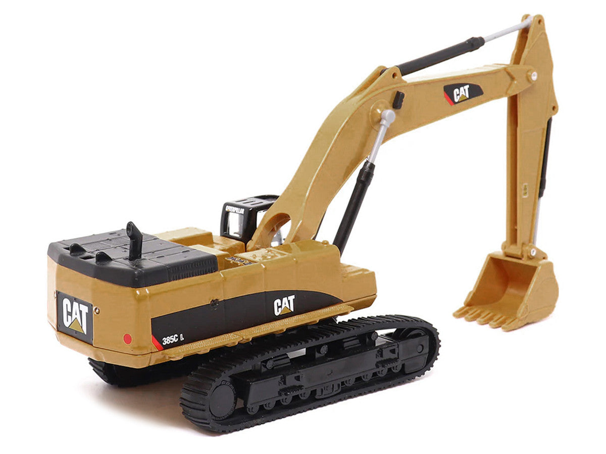 CAT Caterpillar 385C L Hydraulic Excavator Yellow 1/64 Diecast Model by Diecast Masters by Diecast Masters