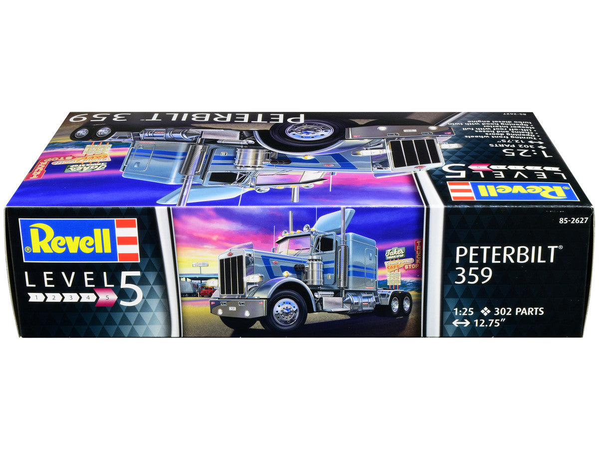 Level 5 Model Kit Peterbilt 359 Truck Tractor 1/25 Scale Model by Revell by Revell